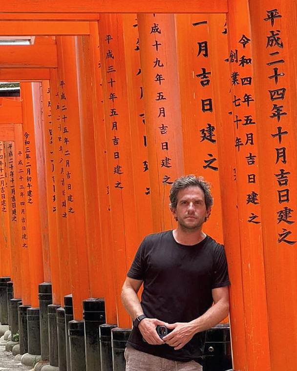Sebastián Olivero in Kyoto